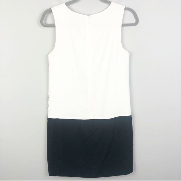 TIBI | Silk Bird Print Sleeveless Shift Dress Sz 0 - Picture 8 of 10